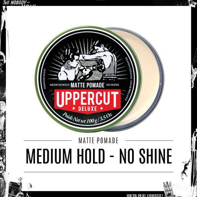 Uppercut Deluxe Matte Pomade TWIN PACK SAVE $7