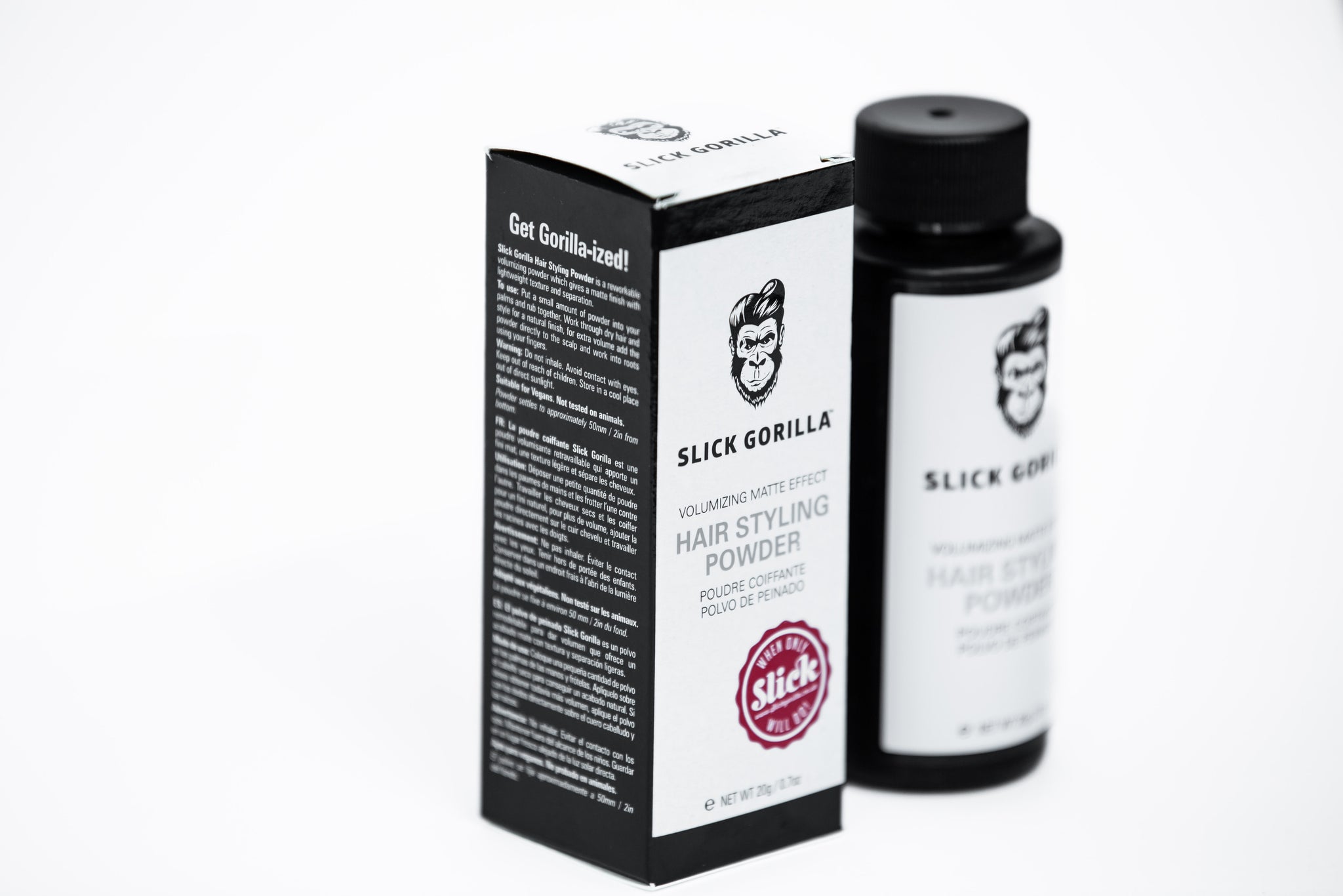 Slick Gorilla Hair Styling Powder – Barber & Co